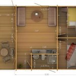 (40 photos) Layout of a 6 by 6 house with a stove