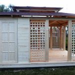 Gazebo with utility block - popular projects and 3 construction steps