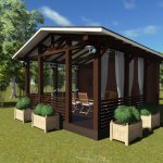 Gazebos made of timber: photos of the best projects for beautiful arrangement of a summer house and home