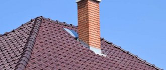 chimney over roof