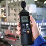 Measuring noise levels in a plant