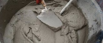 Классический кладочный раствор из цемента и песка