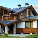 Features of chalet roof architecture