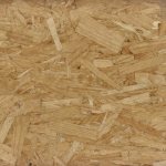 Surface of particle boards