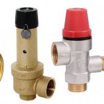 Safety valve in heating, installation, operation, designs
