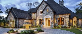 English style brick house projects