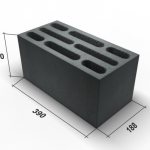 Размеры стандартного стенового керамзитового блока