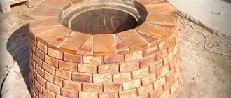 Homemade brick tandoor