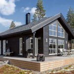 Scandinavian frame house