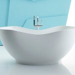 unusually shaped bathtub