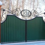 DIY corrugated gates: 70 photos and ideas